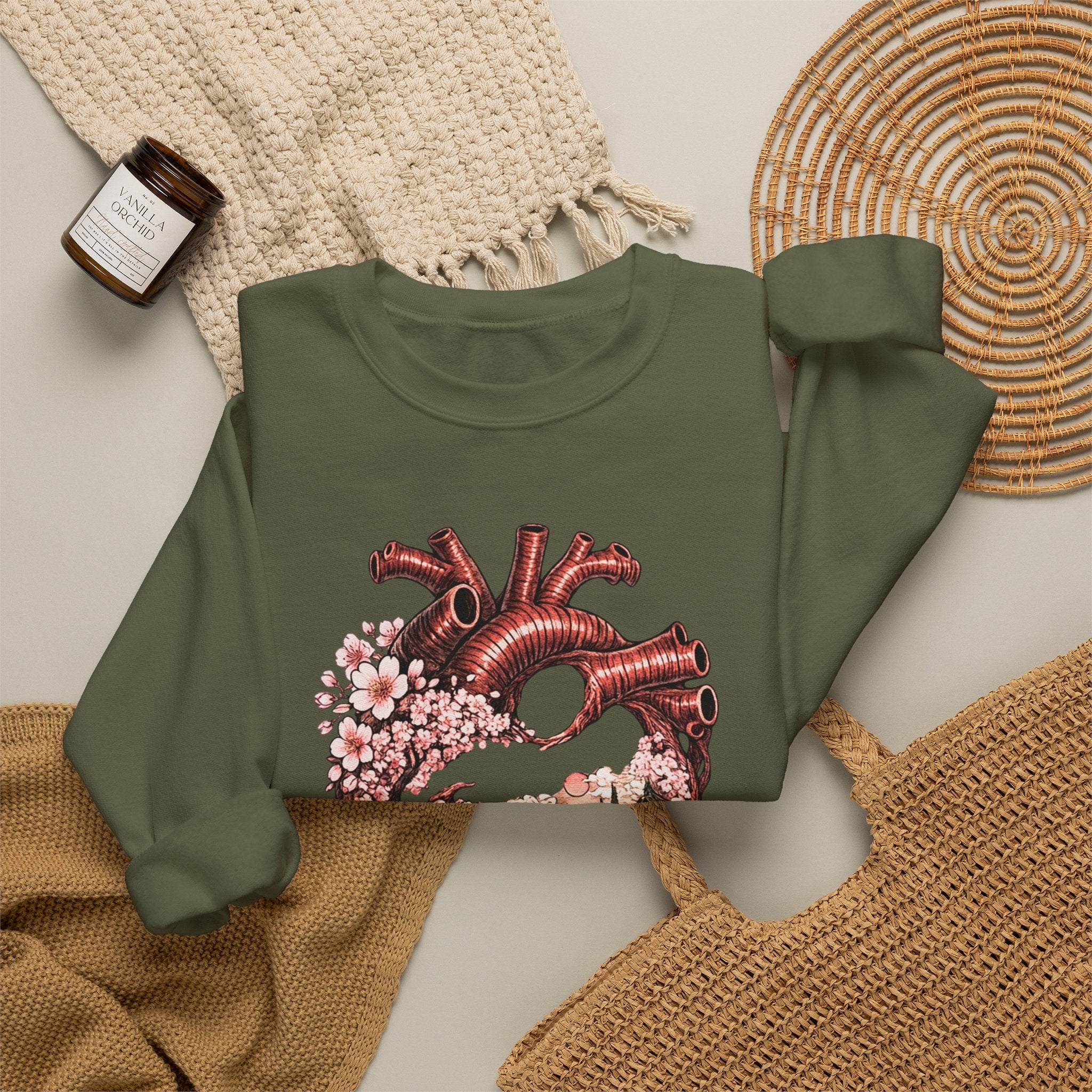 Sakura Blossoms Crewneck Sweatshirt