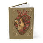 Inner Muse Hardcover Journal — Vintage Art Nouveau Floral Notebook