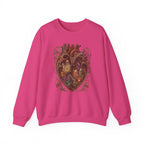Crystal Heart Crewneck Sweatshirt