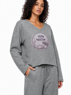 Born Worthy Women's Raw Hem Long Sleeve T-Shirt