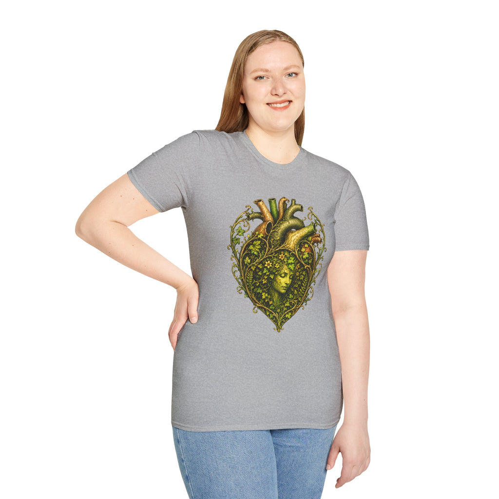 Green Woman Heart T-Shirt
