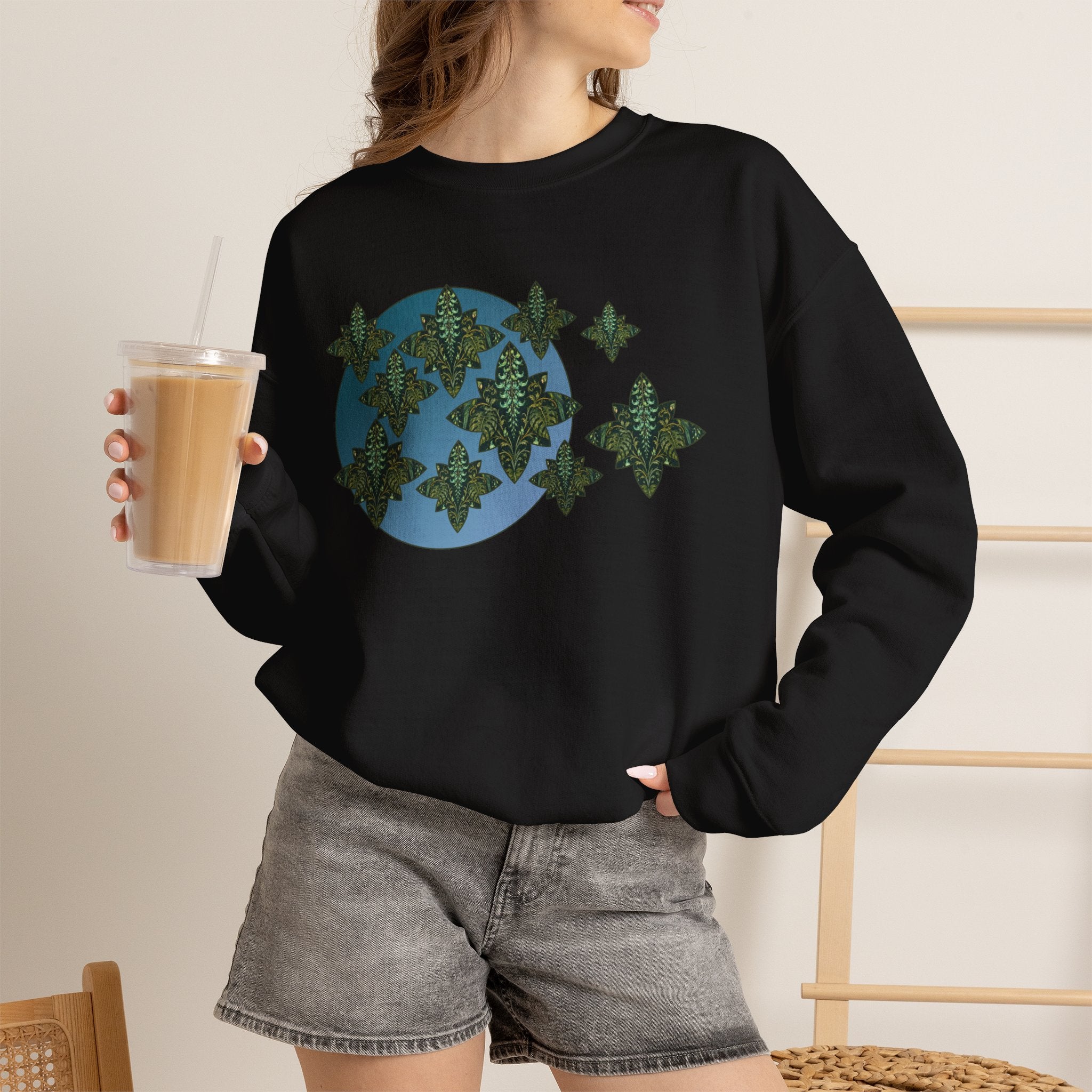 Jade Vine Crewneck Sweatshirt