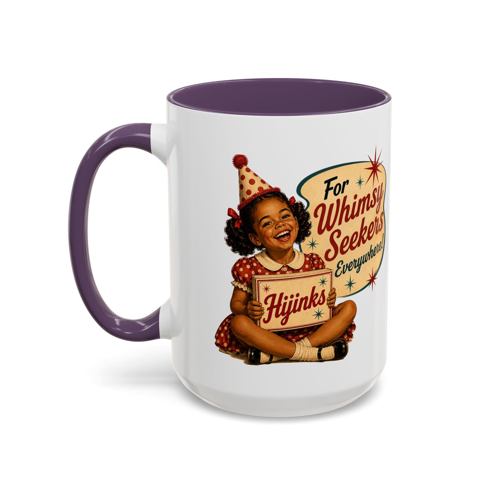 Retro 'For Whimsy Seekers Everywhere' Accent Coffee Mug
