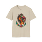 Peonies Stained Glass Graphic Tee