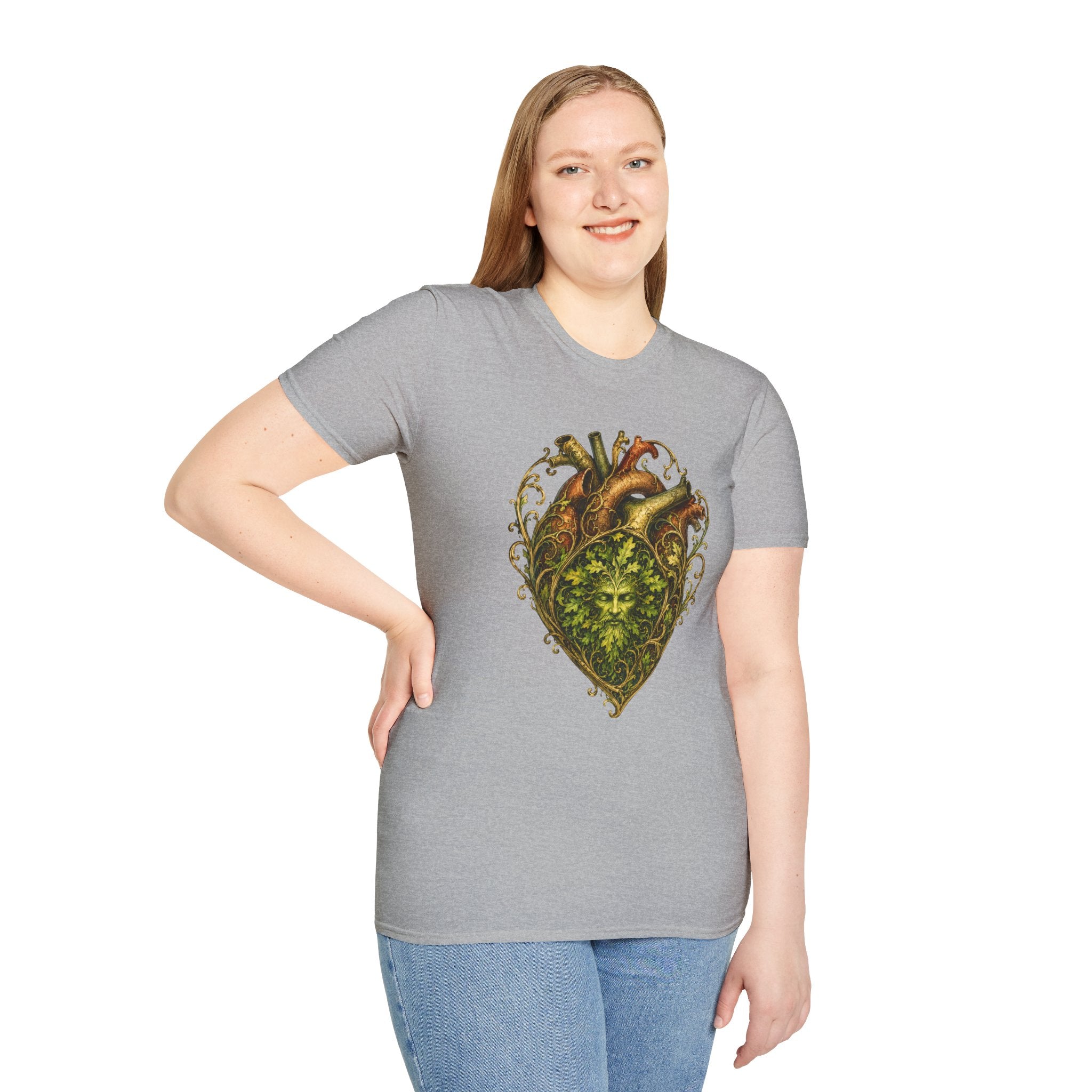 Green Man Heart T-Shirt