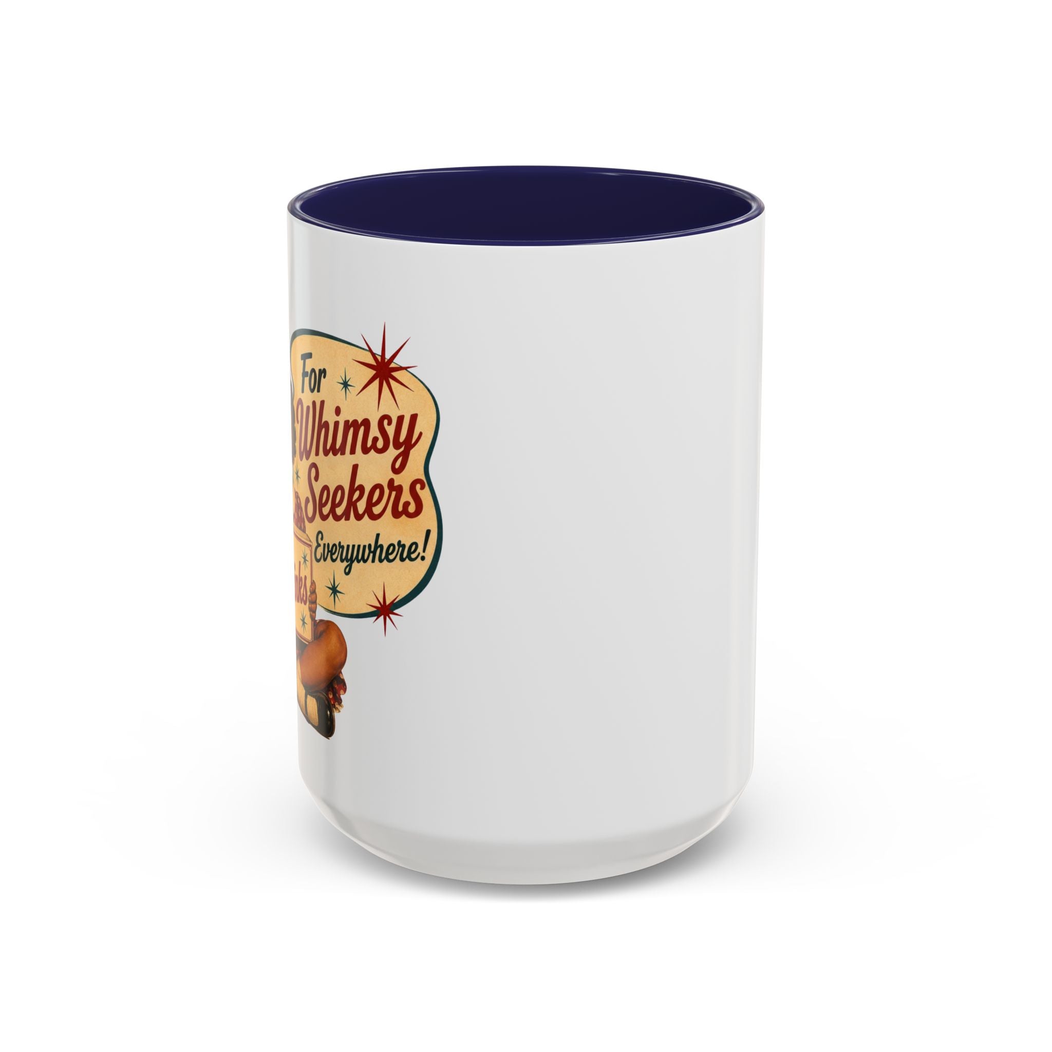 Retro 'For Whimsy Seekers Everywhere' Accent Coffee Mug