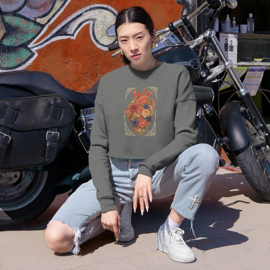 Cropped Sweatshirt —Nouveau Garden