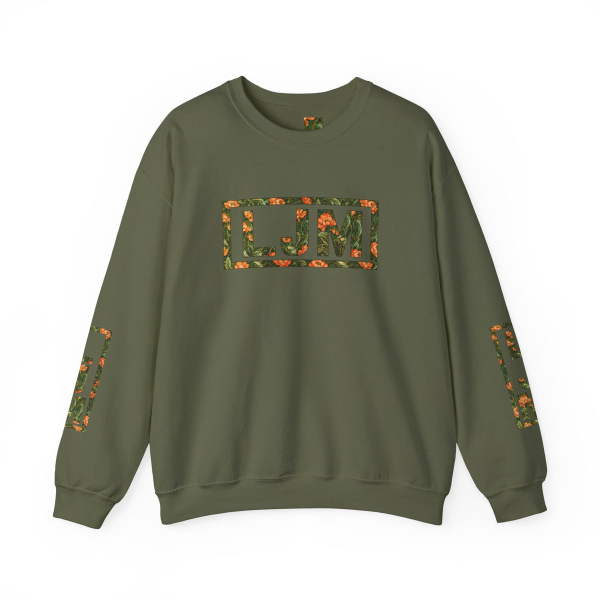 Floral Monogram Crewneck Sweatshirt