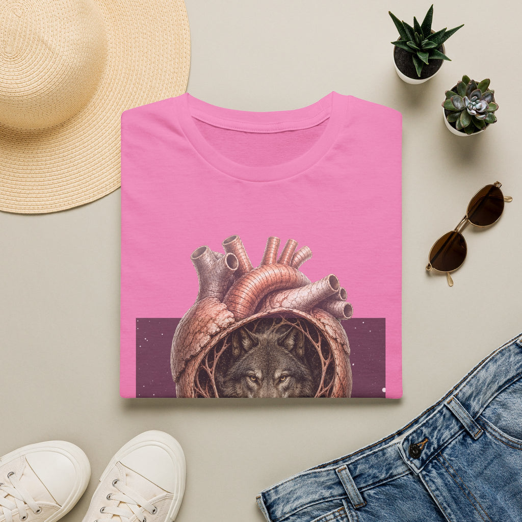 Spirit Wolf Heart T-Shirt