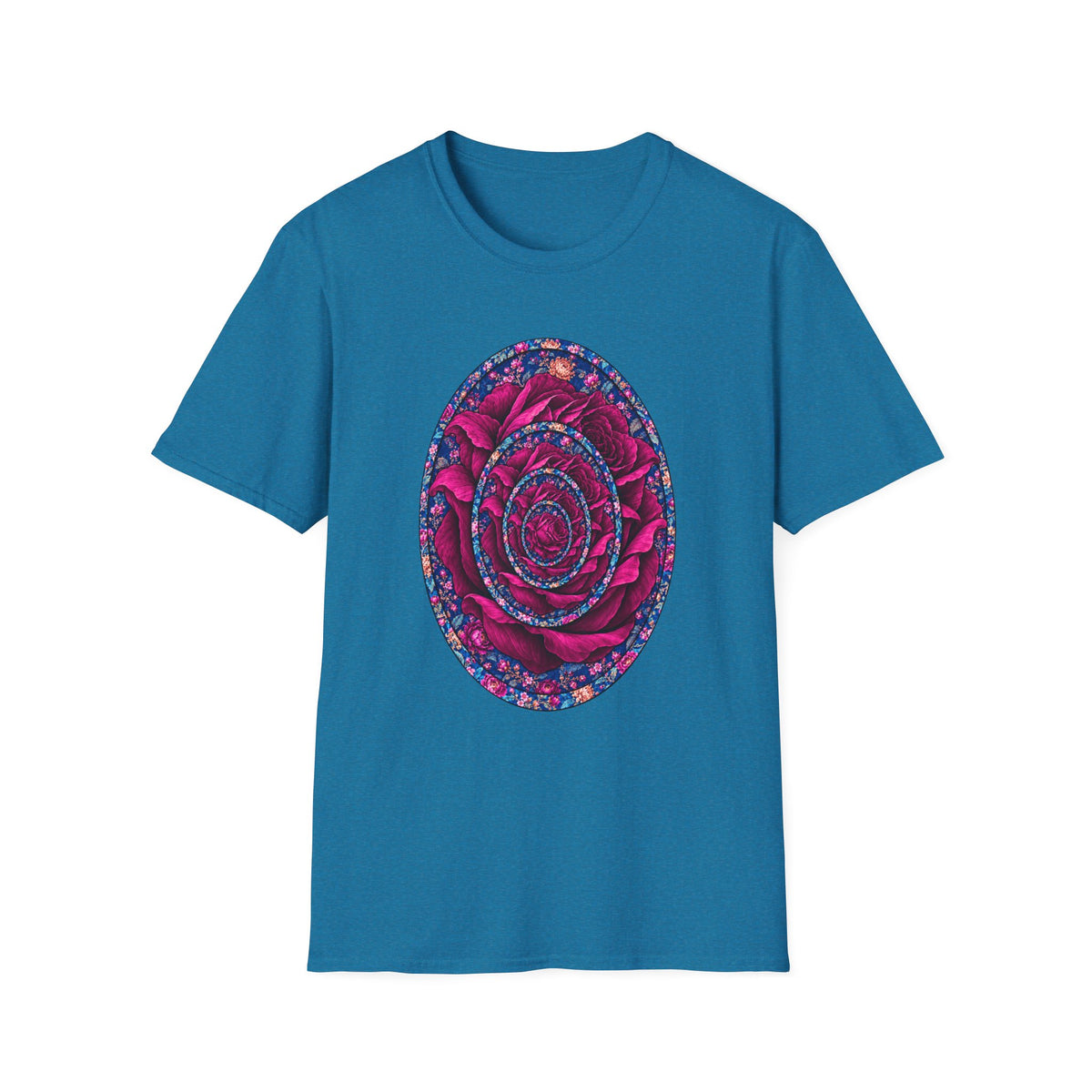 Psychedelic Rose Mandala T-Shirt