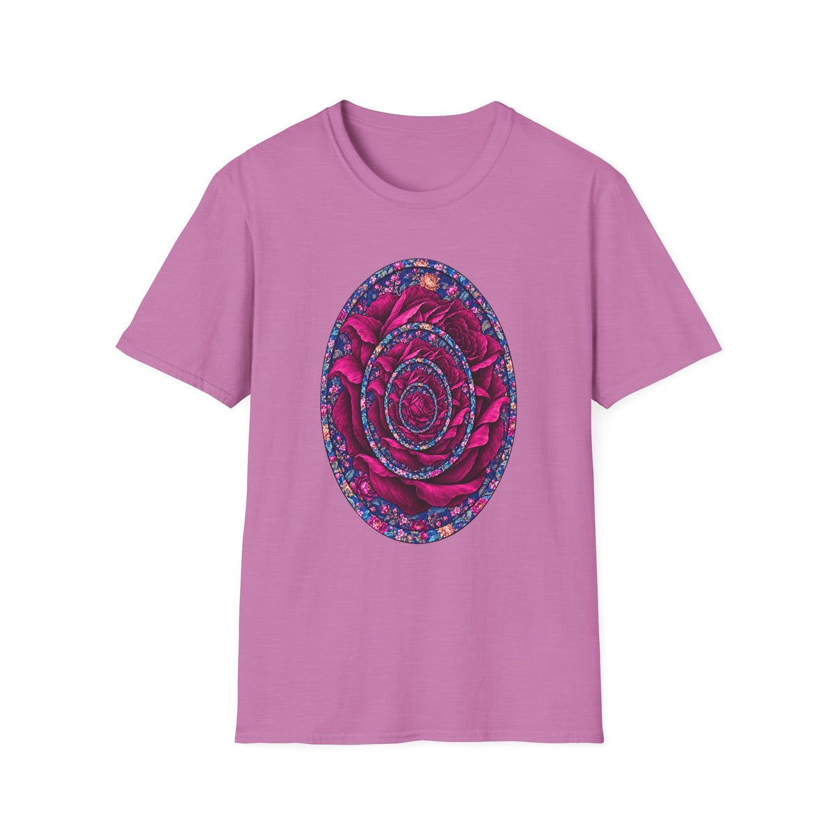 Psychedelic Rose Mandala T-Shirt