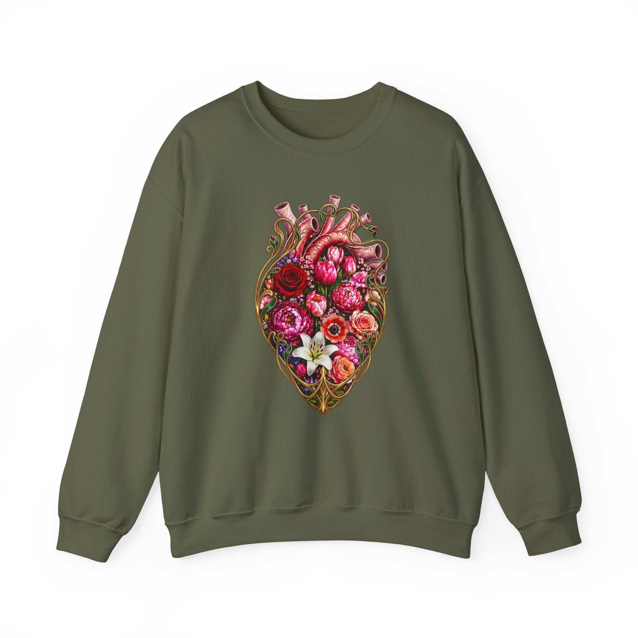 Nouveau Heart Crewneck Sweatshirt
