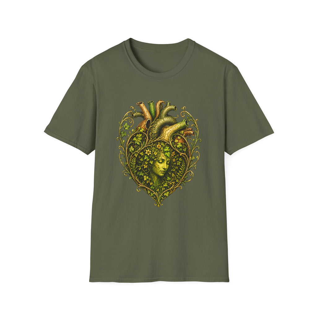 Green Woman Heart T-Shirt