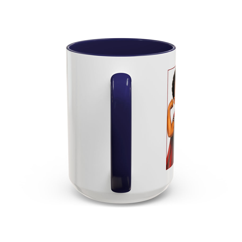 Retro 'Where Heroes & Scars Are Made' Accent Coffee Mug (11/15 oz)