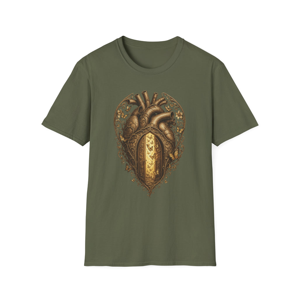 Butterfly Door Heart T-Shirt