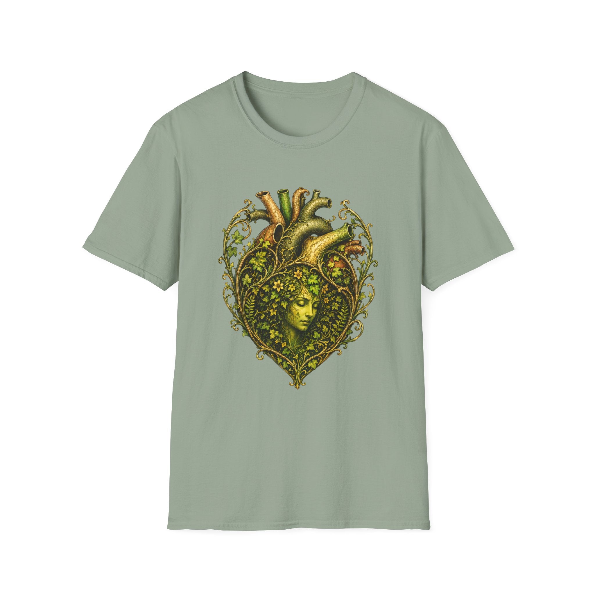 Green Woman Heart T-Shirt