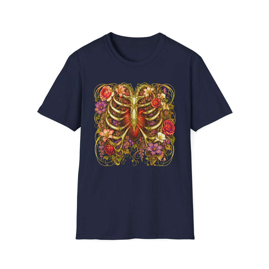 Nouveau Flower Ribcage T-Shirt