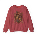 Crystal Heart Crewneck Sweatshirt
