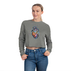 Cropped Sweatshirt —Galaxy Heart