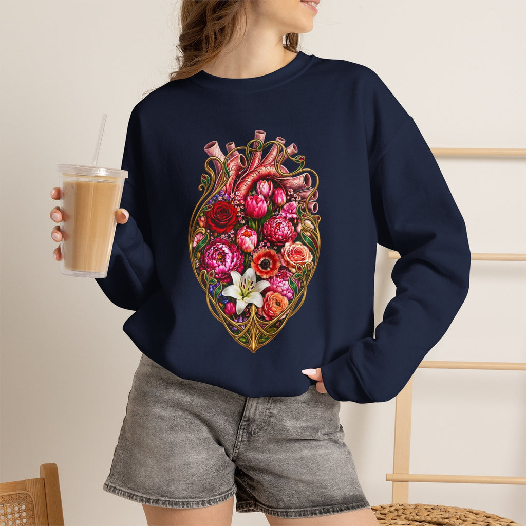 Nouveau Heart Crewneck Sweatshirt