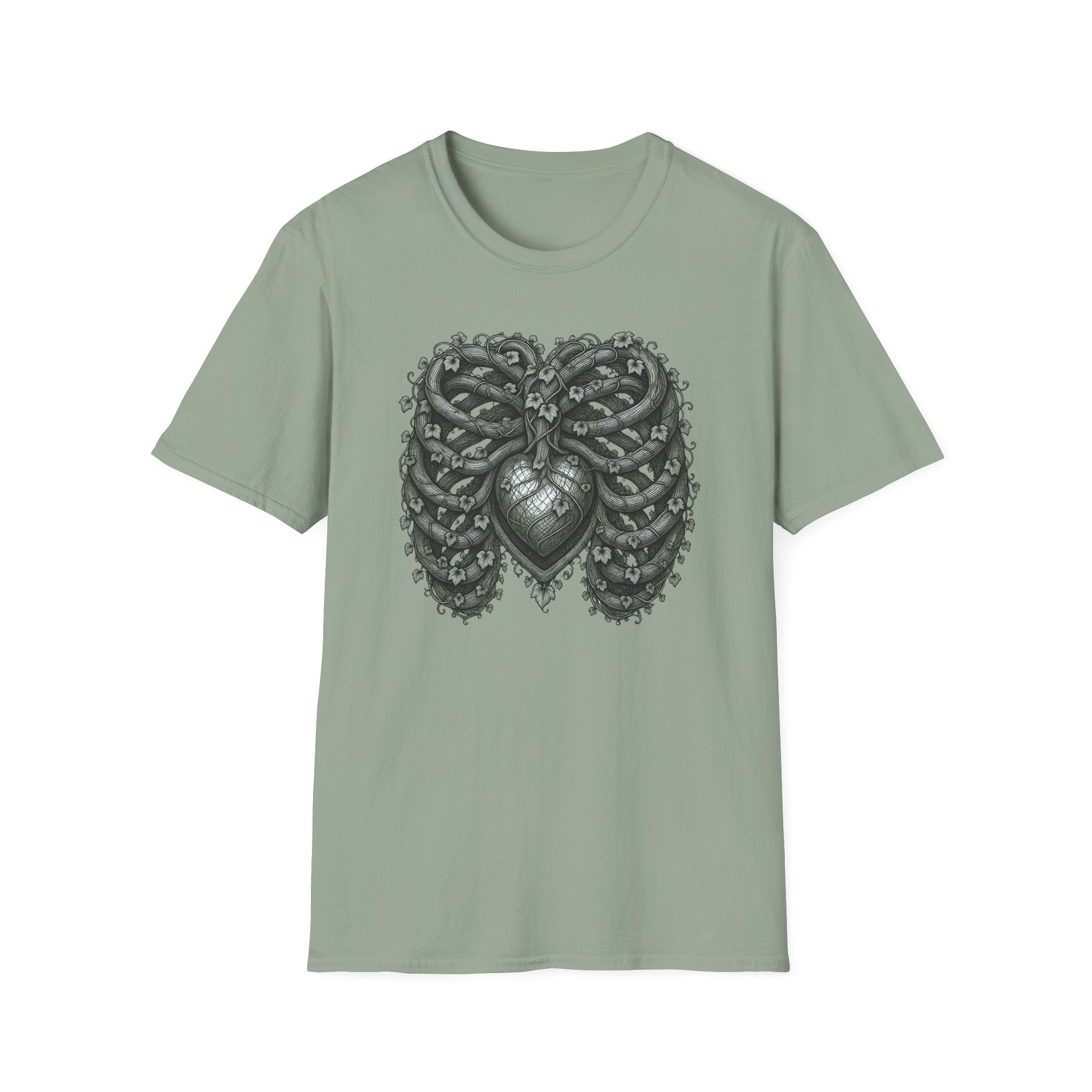 Etched Vine Ribcage T-Shirt