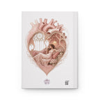 Romantic Heart Anatomy Hardcover Journal — Vintage Art Sketch Notebook
