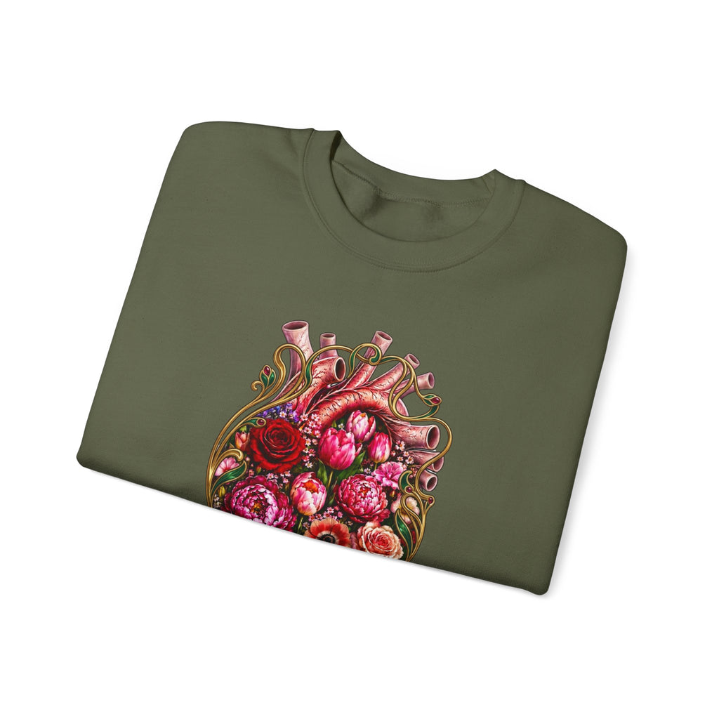 Nouveau Heart Crewneck Sweatshirt