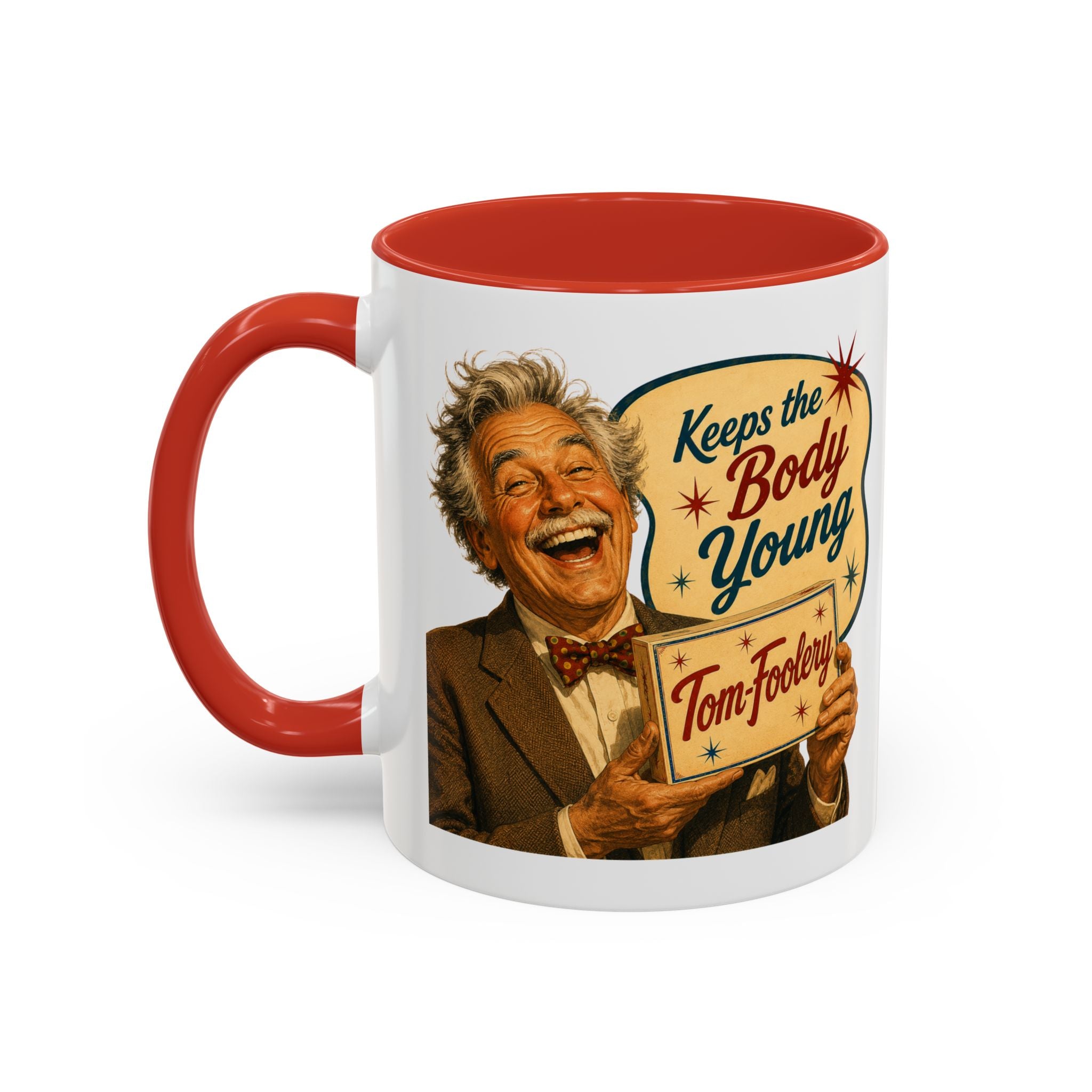 Tom Foolery Retro Accent Coffee Mug