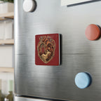 Nouveau Inner Muse Portrait Porcelain Magnet