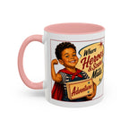 Retro 'Where Heroes & Scars Are Made' Accent Coffee Mug (11/15 oz)