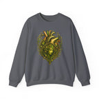 Green Woman Heart Crewneck Sweatshirt