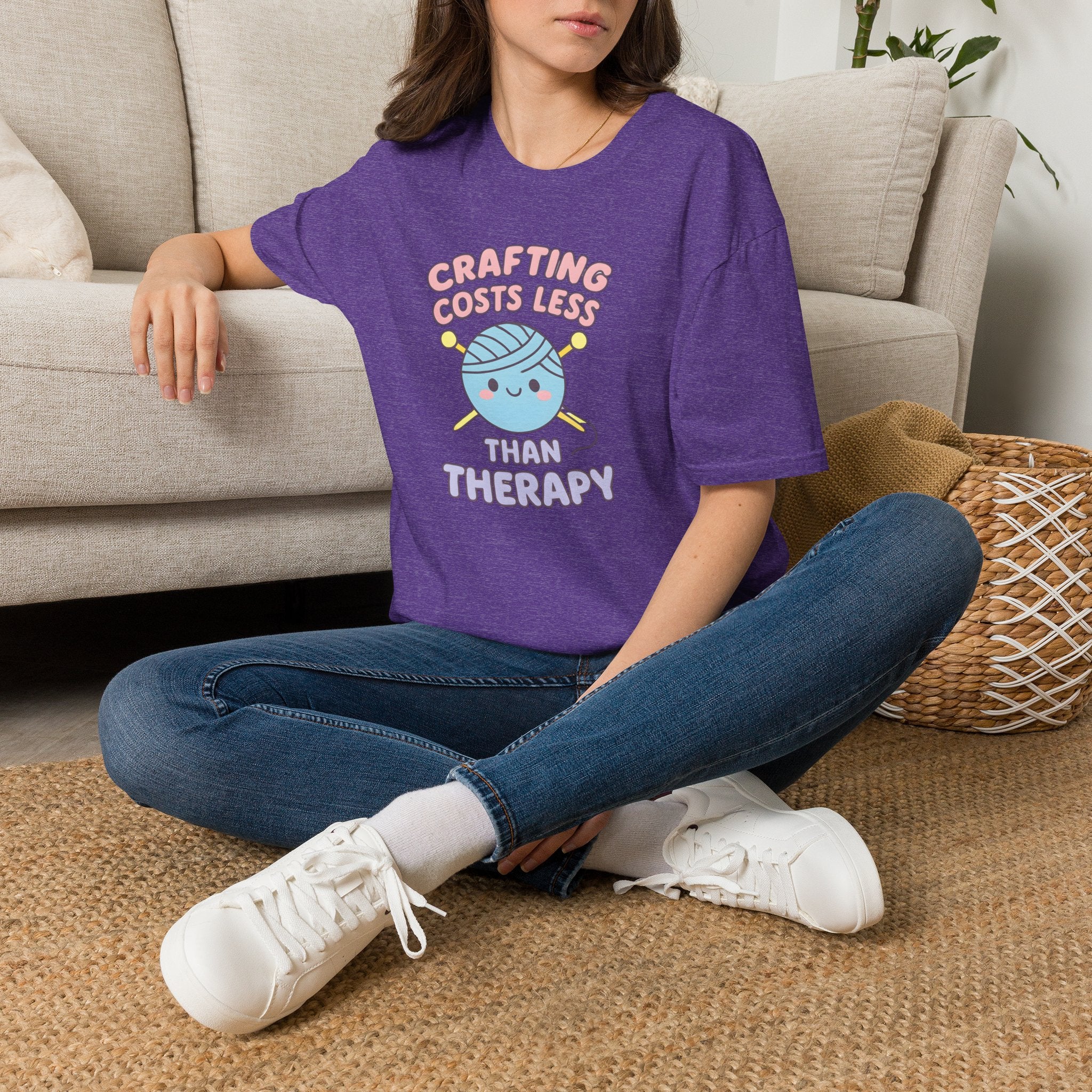 Crafting Cheaper Than Therapy T-Shirt