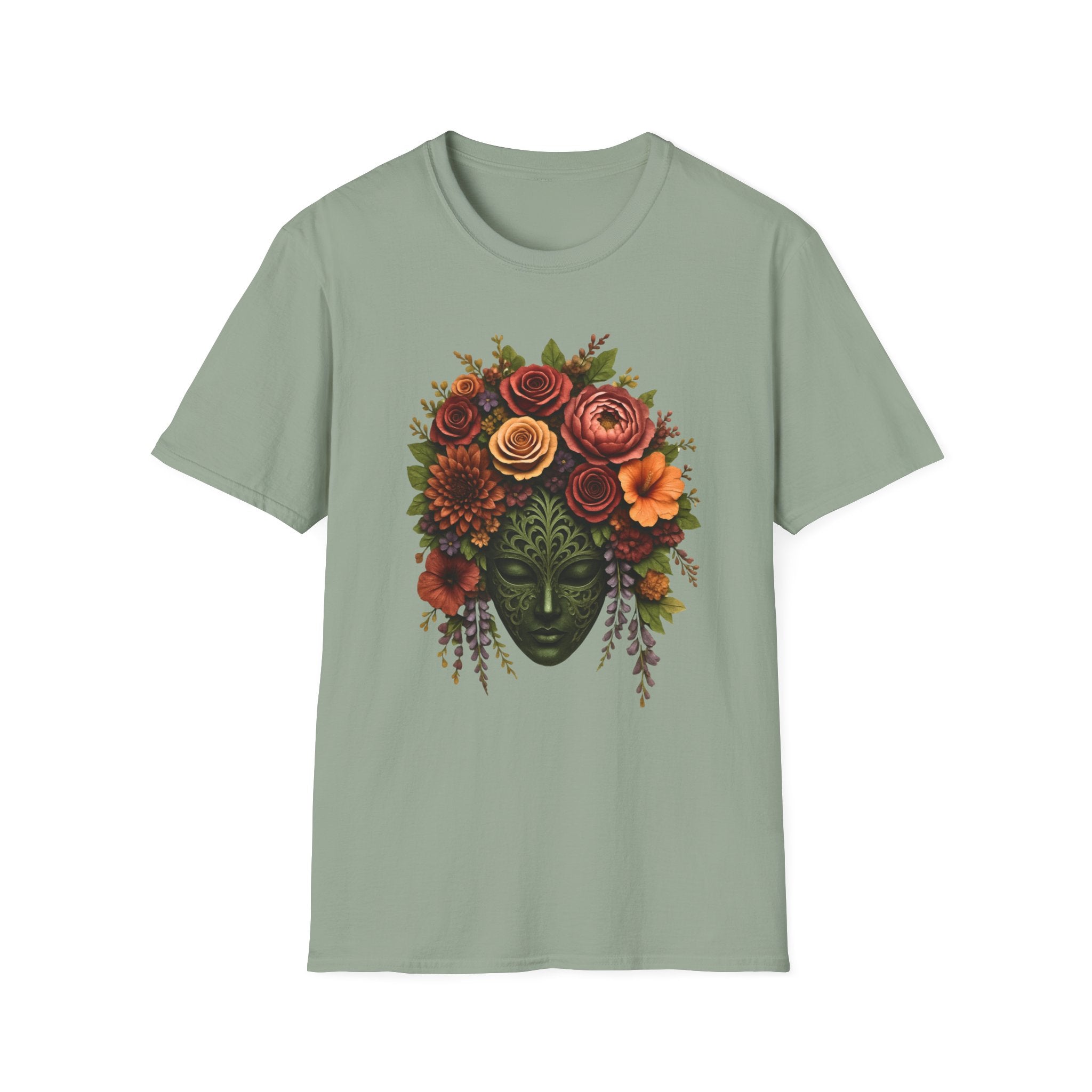 Black Mask Heart T-Shirt