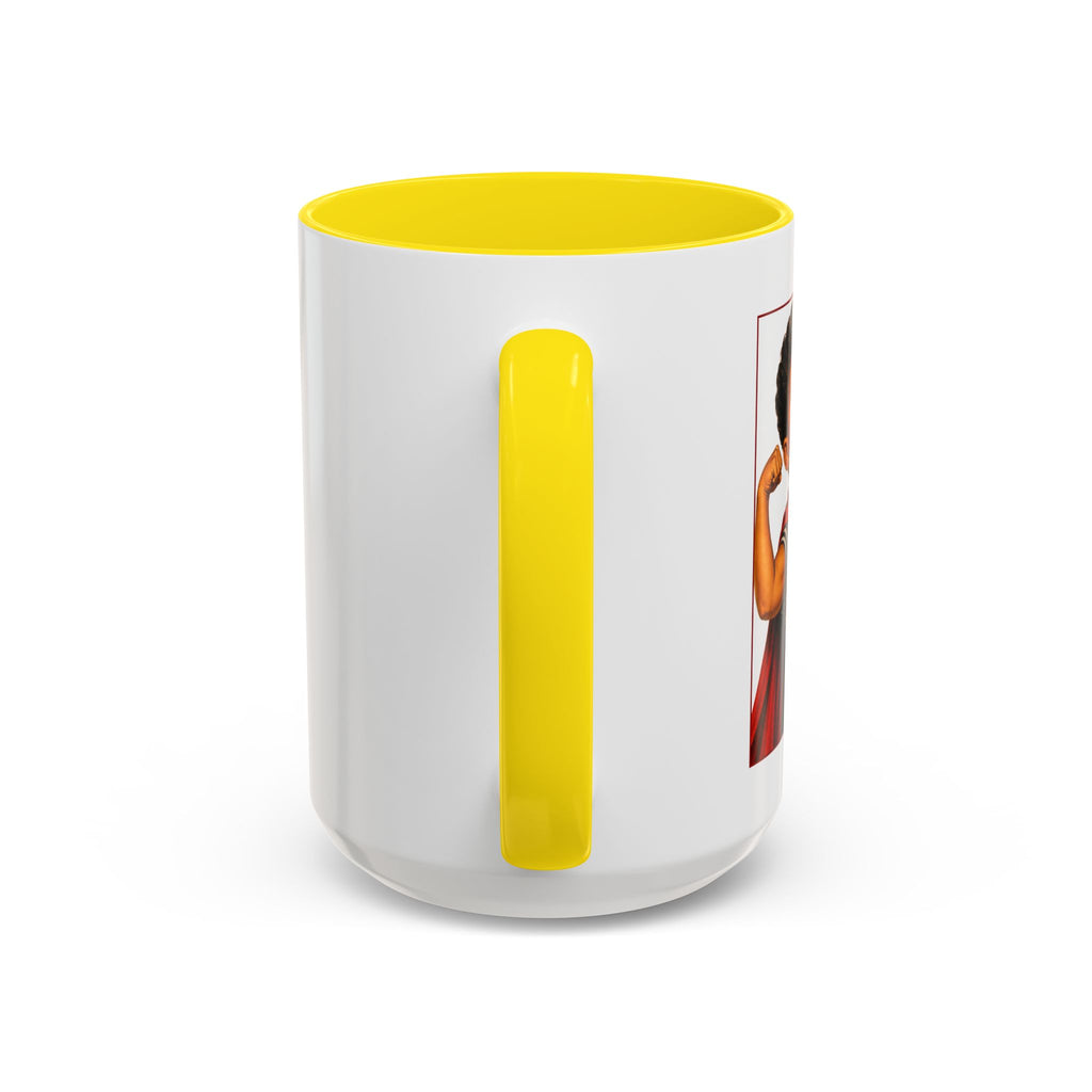 Retro 'Where Heroes & Scars Are Made' Accent Coffee Mug (11/15 oz)