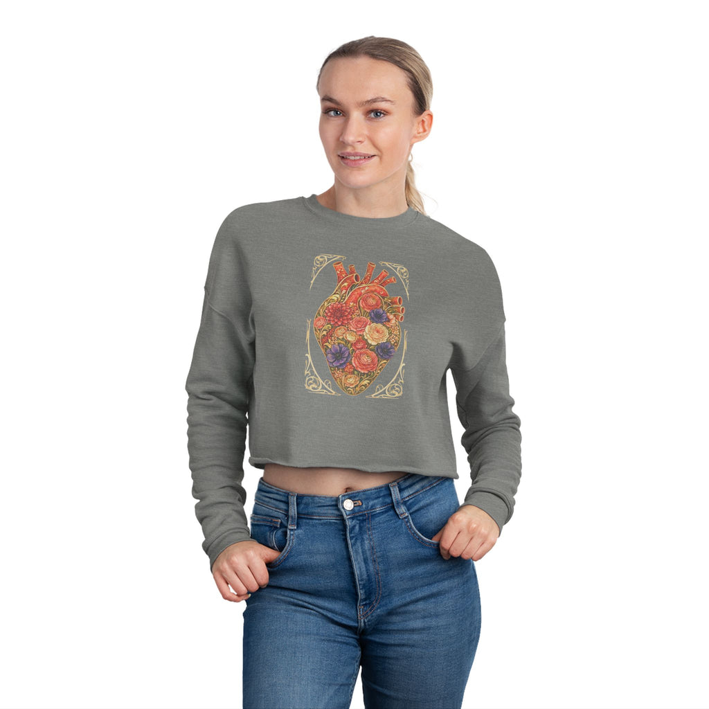 Cropped Sweatshirt —Nouveau Garden