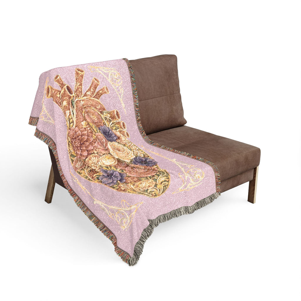 Garden Heart Throw