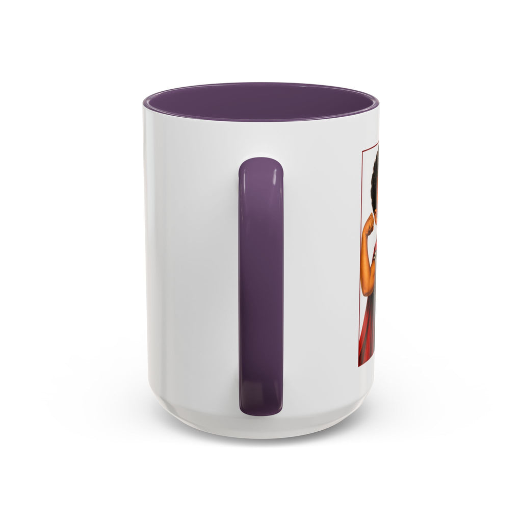 Retro 'Where Heroes & Scars Are Made' Accent Coffee Mug (11/15 oz)