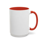 Retro 'Where Heroes & Scars Are Made' Accent Coffee Mug (11/15 oz)