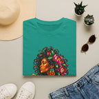 Peonies Stained Glass Graphic Tee