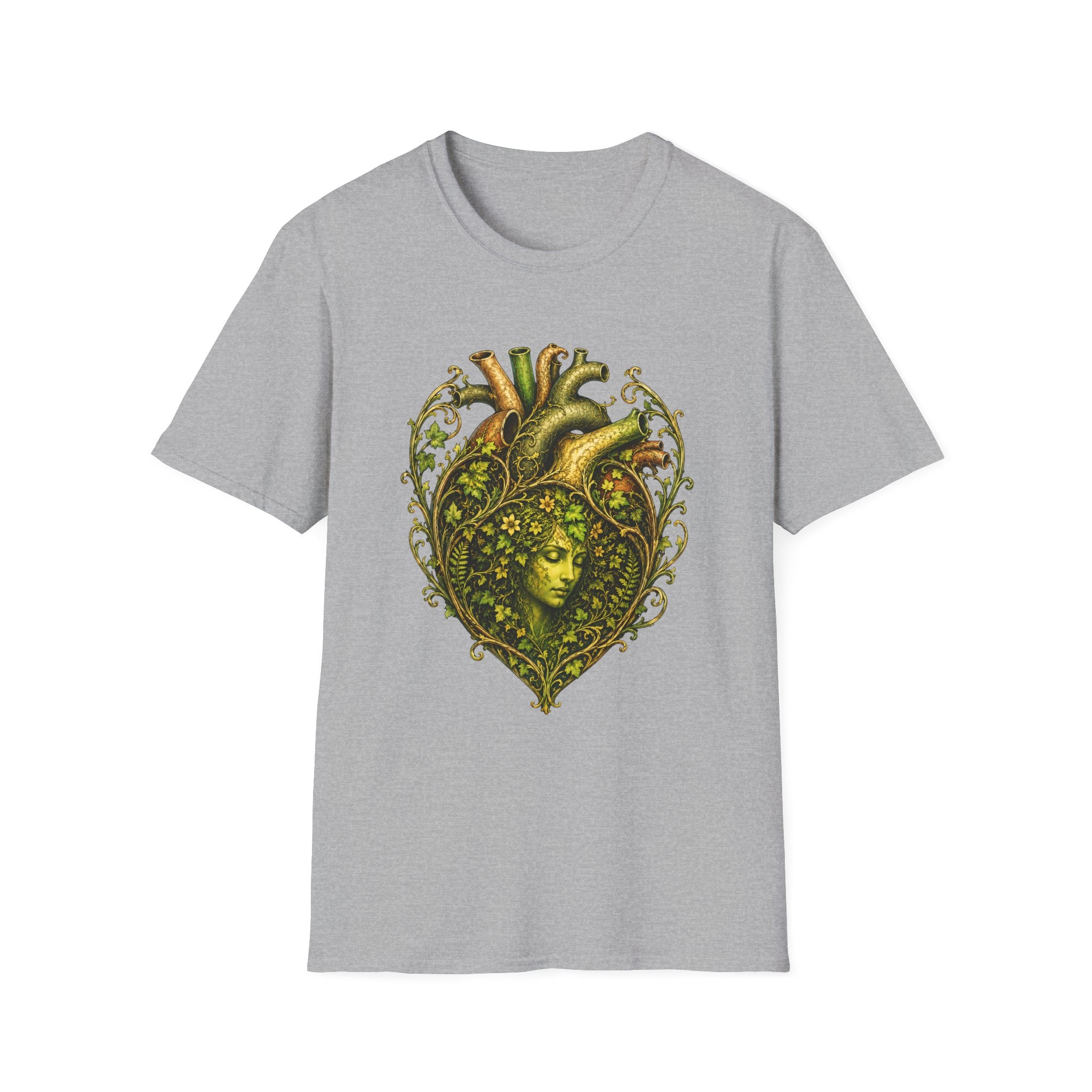 Green Woman Heart T-Shirt