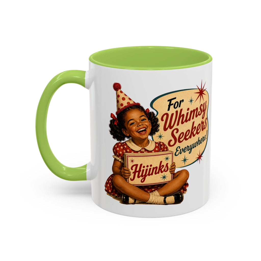 Retro 'For Whimsy Seekers Everywhere' Accent Coffee Mug