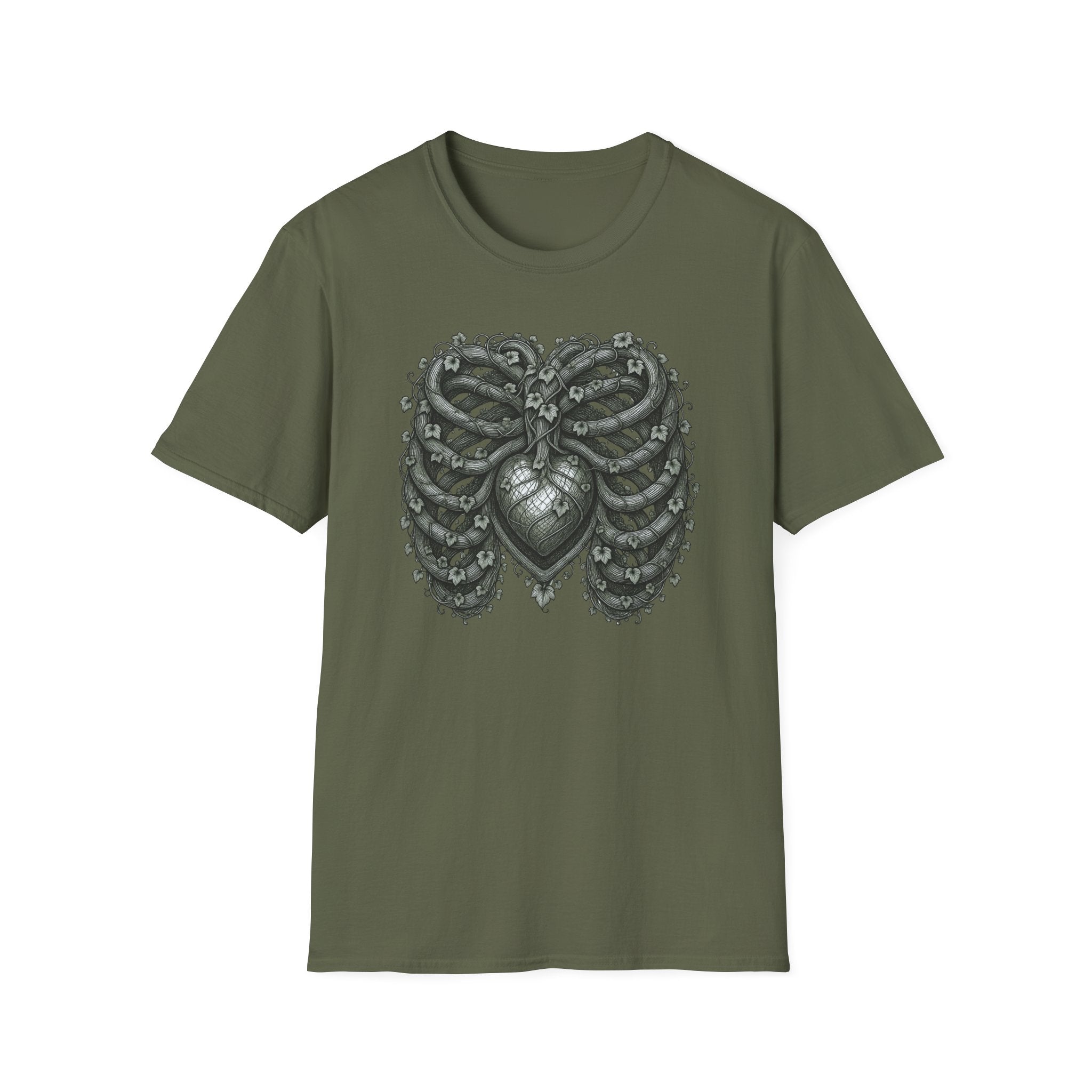Etched Vine Ribcage T-Shirt