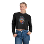Cropped Sweatshirt —Galaxy Heart