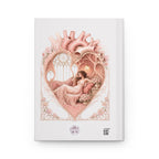 Romantic Heart Anatomy Hardcover Journal — Vintage Art Sketch Notebook
