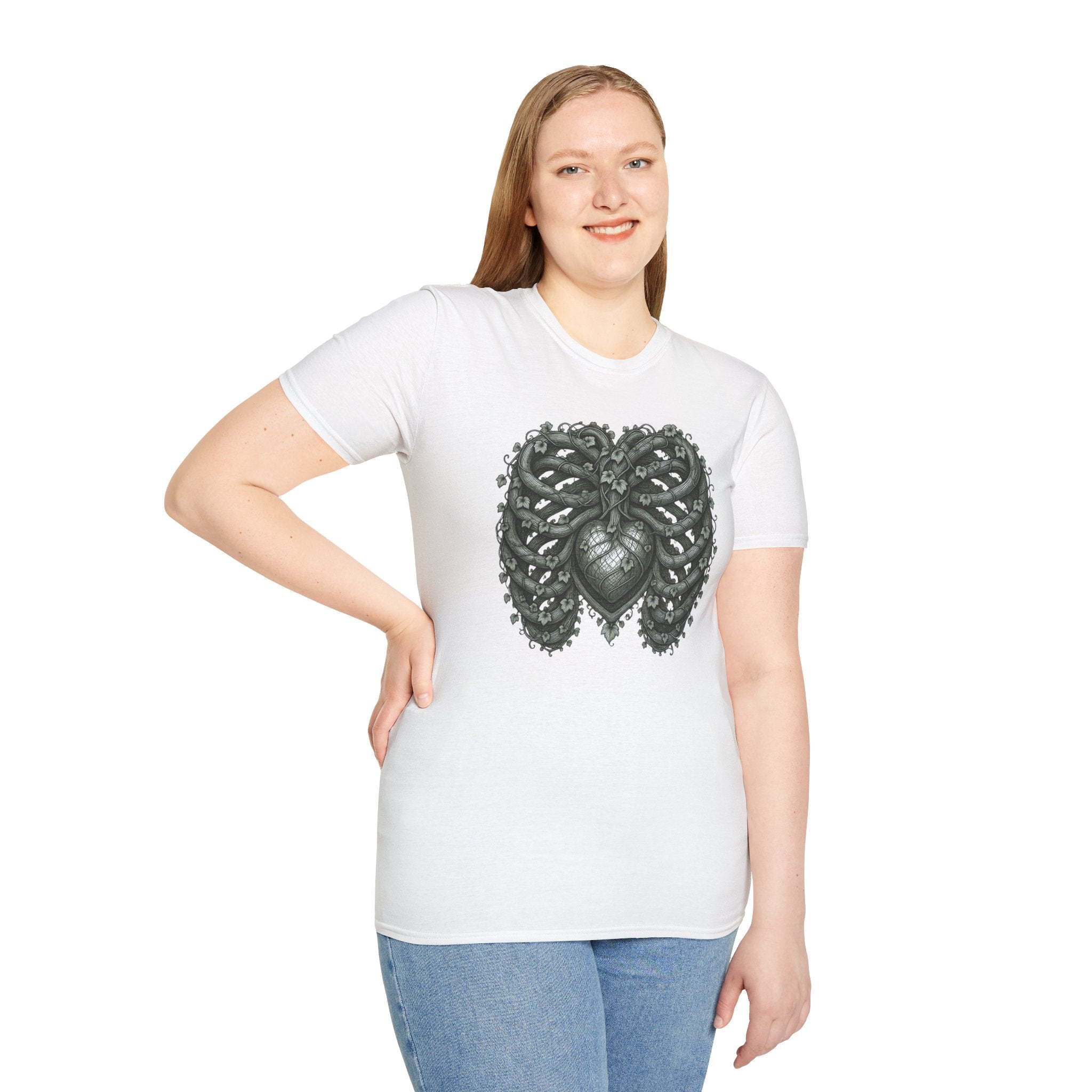 Etched Vine Ribcage T-Shirt