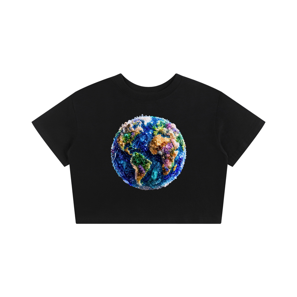 Crystal Earth Baby Tee Seamless T-Shirt