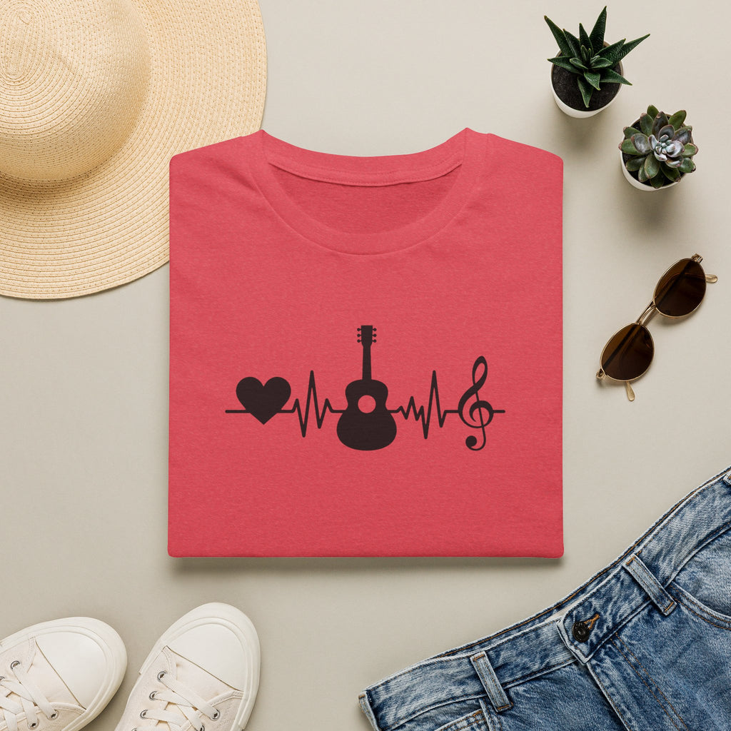 Heartbeat Guitar Music T-Shirt