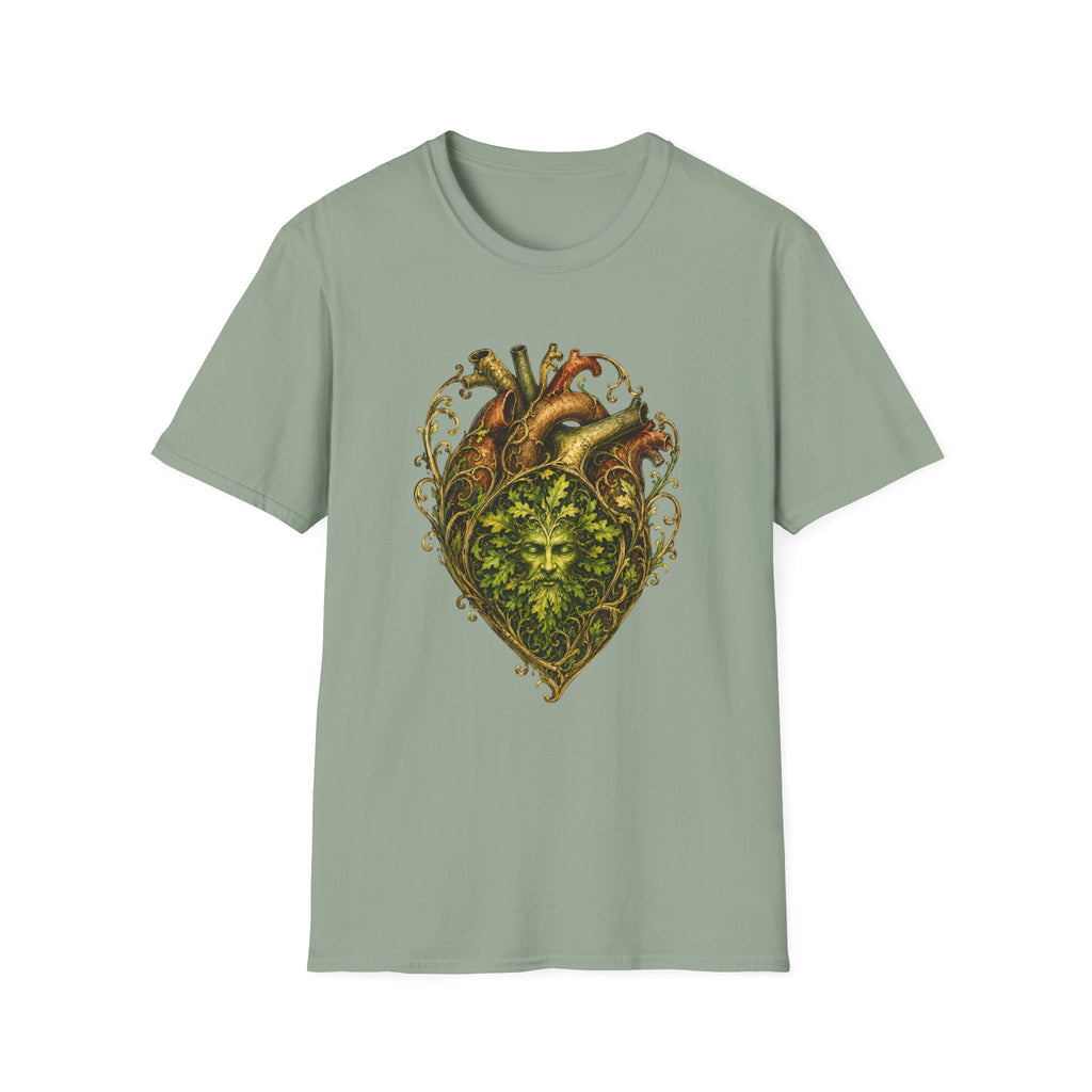 Green Man Heart T-Shirt