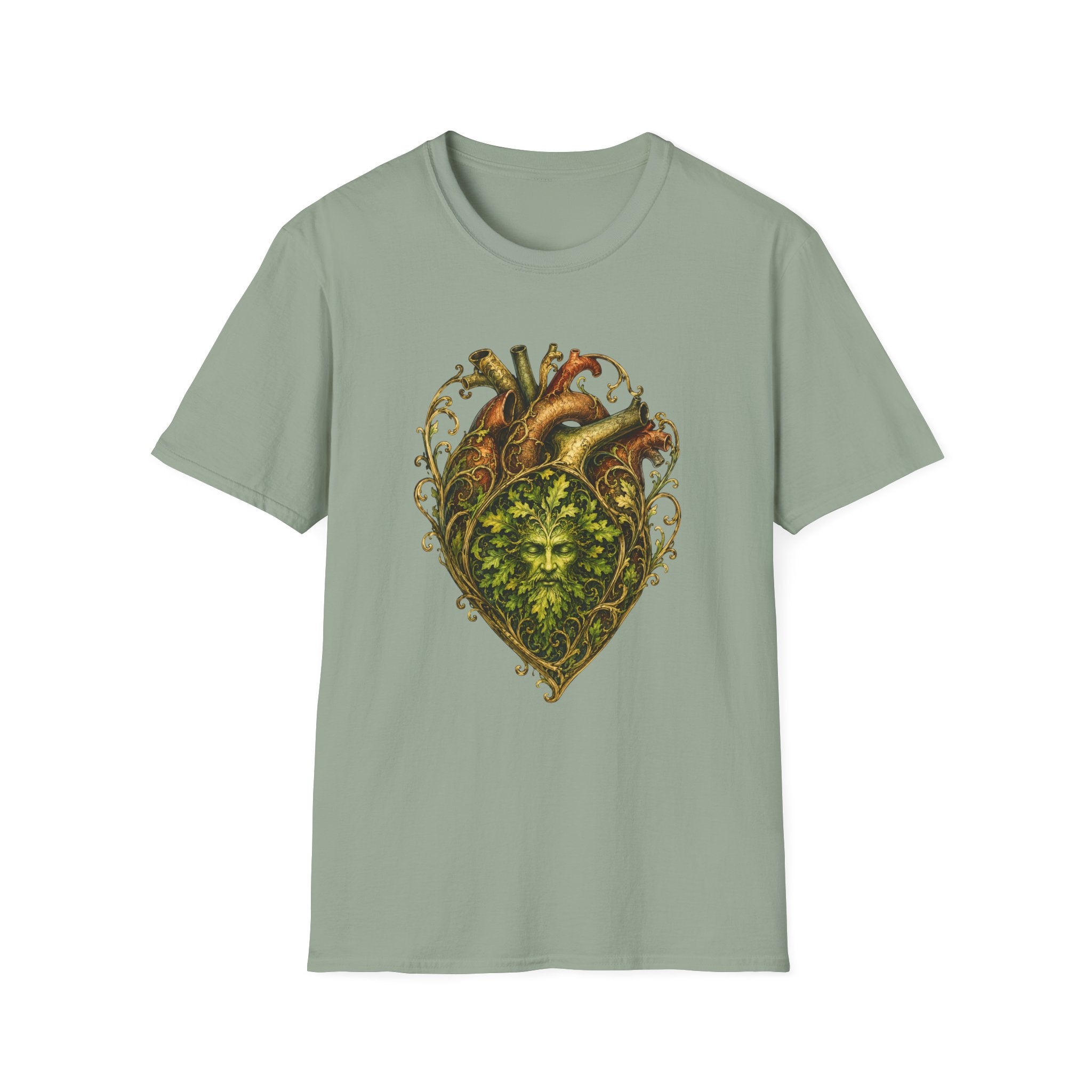 Green Man Heart T-Shirt
