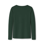 Joie de Vivre Floral V-Neck Tee — Women's Long Sleeve